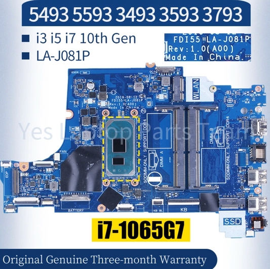 LA-J081P FOR DELL 5493 5593 3493 3593 3793