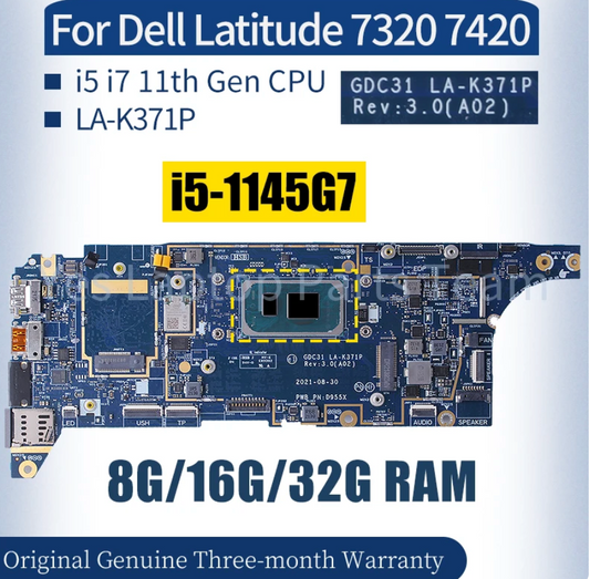 LA-K371P FOR DELL LATITUDE 7320 7420